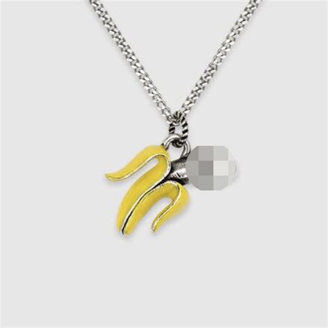 gucci banana necklace harry styles|Harry Styles banana necklace 2021.